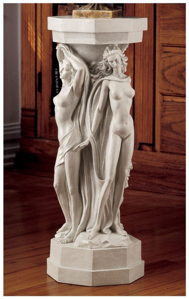 Column of the Maenads Sculptural Pedestal Female Nudes